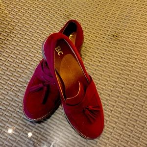 BC Burgundy Tasseled Oxford